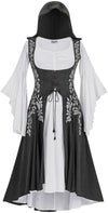 Tauriel Maxi Set Limited Edition Storm Gray Silver Embroidery