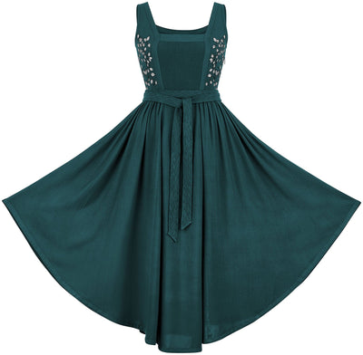 Belle Maxi Overdress Limited Edition Teal Peacock