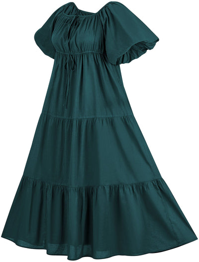 Belle Maxi Chemise Limited Edition Greens