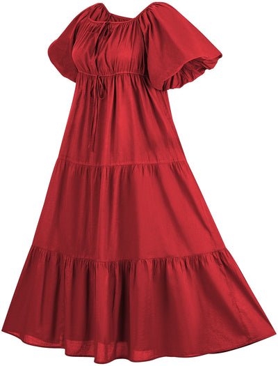 Belle Maxi Chemise Limited Edition Reds