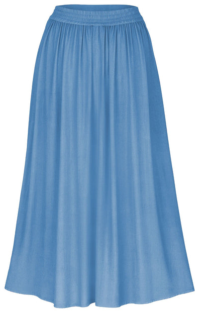 Rowan Maxi Overskirt Limited Edition Aegean Blue