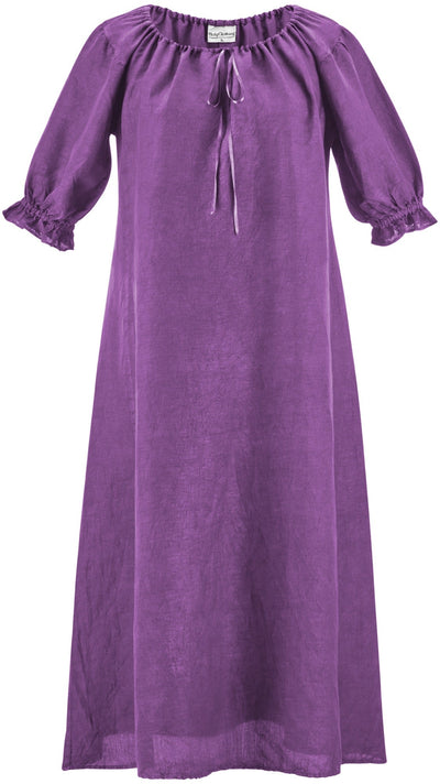 Brigid Maxi Chemise Linen Limited Edition Purples