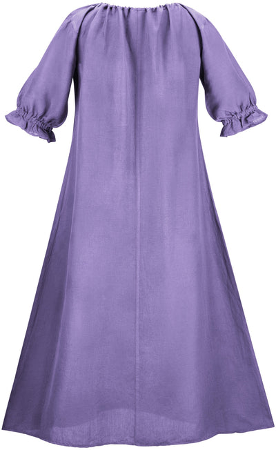 Brigid Maxi Chemise Linen Limited Edition Purples